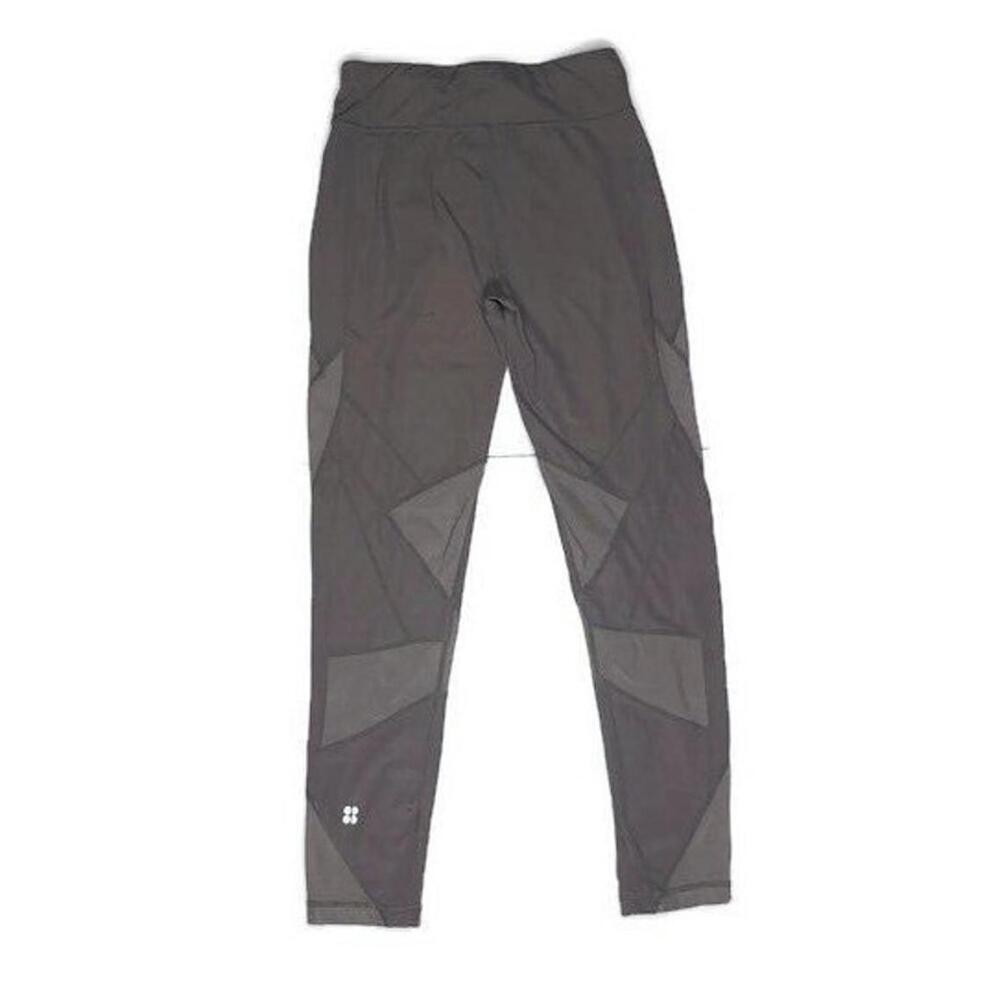 Sweaty Betty Womens Leggings 7/8 Length Cropped Mesh Panels Gray Leggings Sz XS - Picture 3 of 7